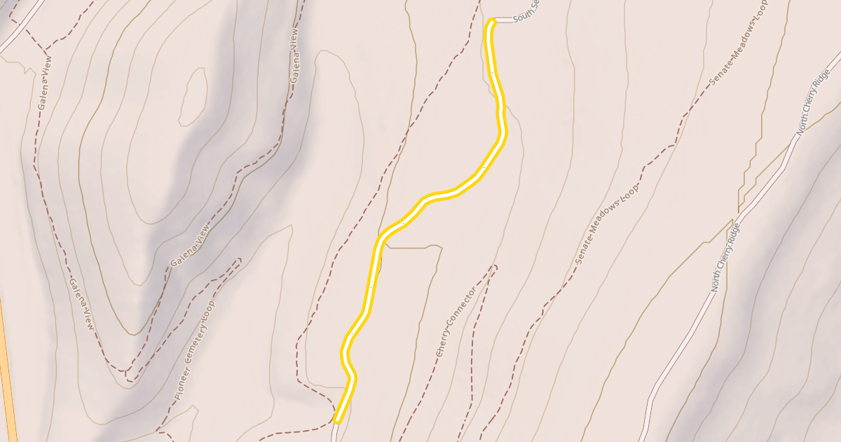 Map preview of South Senate Creek Road