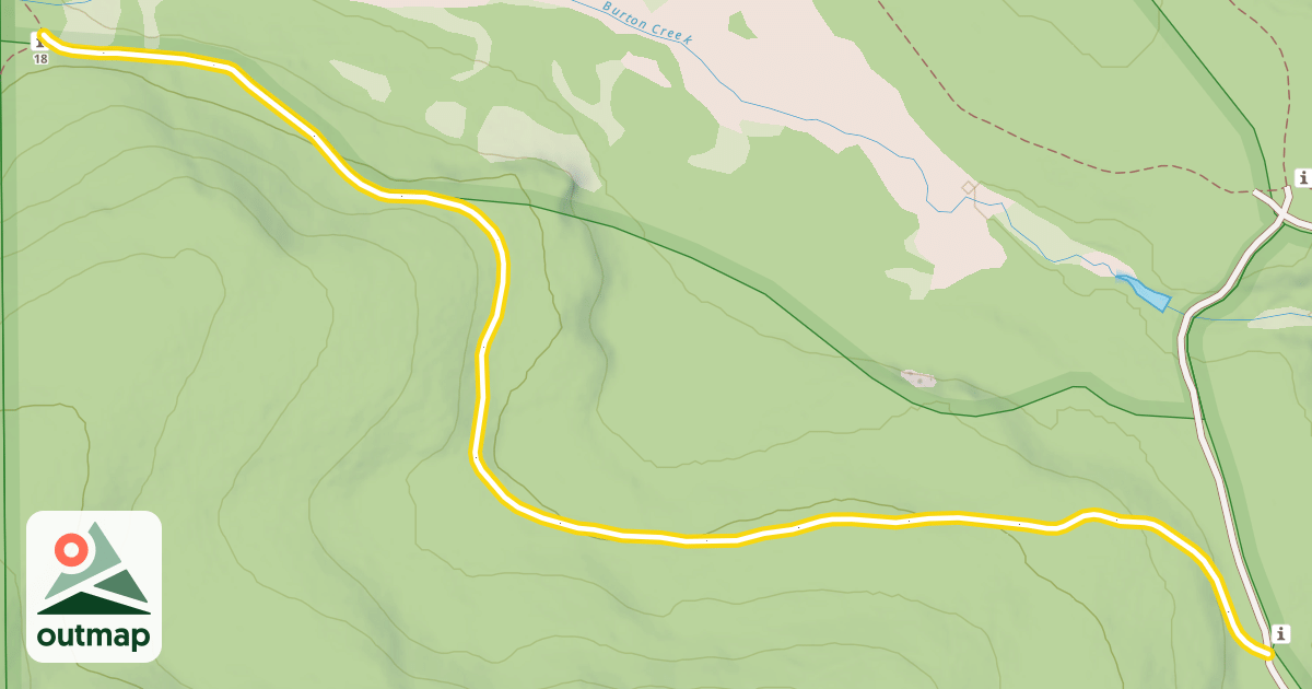 Map of Antone Meadows Trail