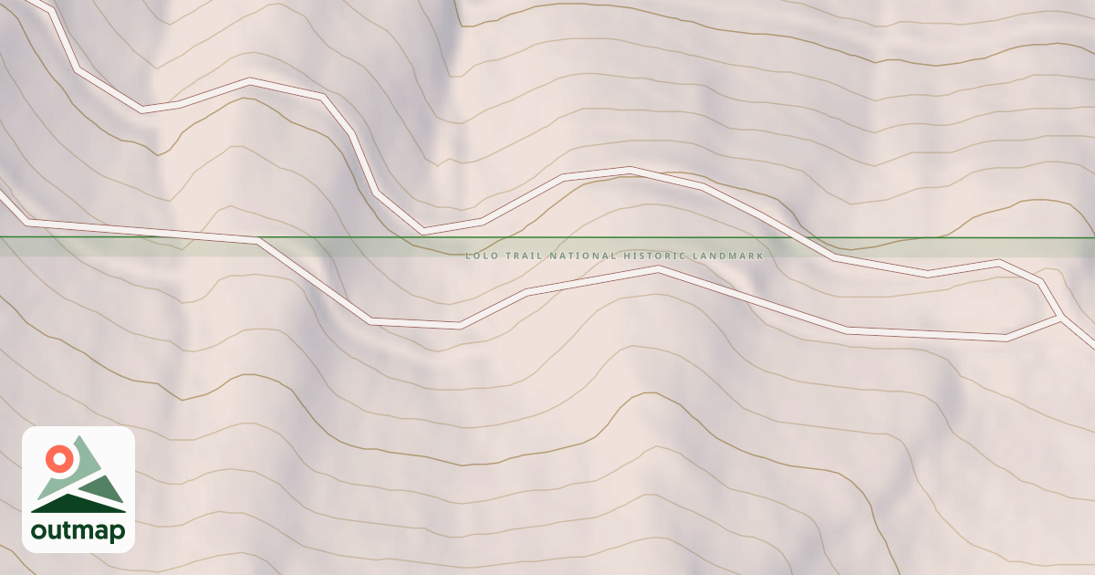Map of HOWARD RIDGE SPUR