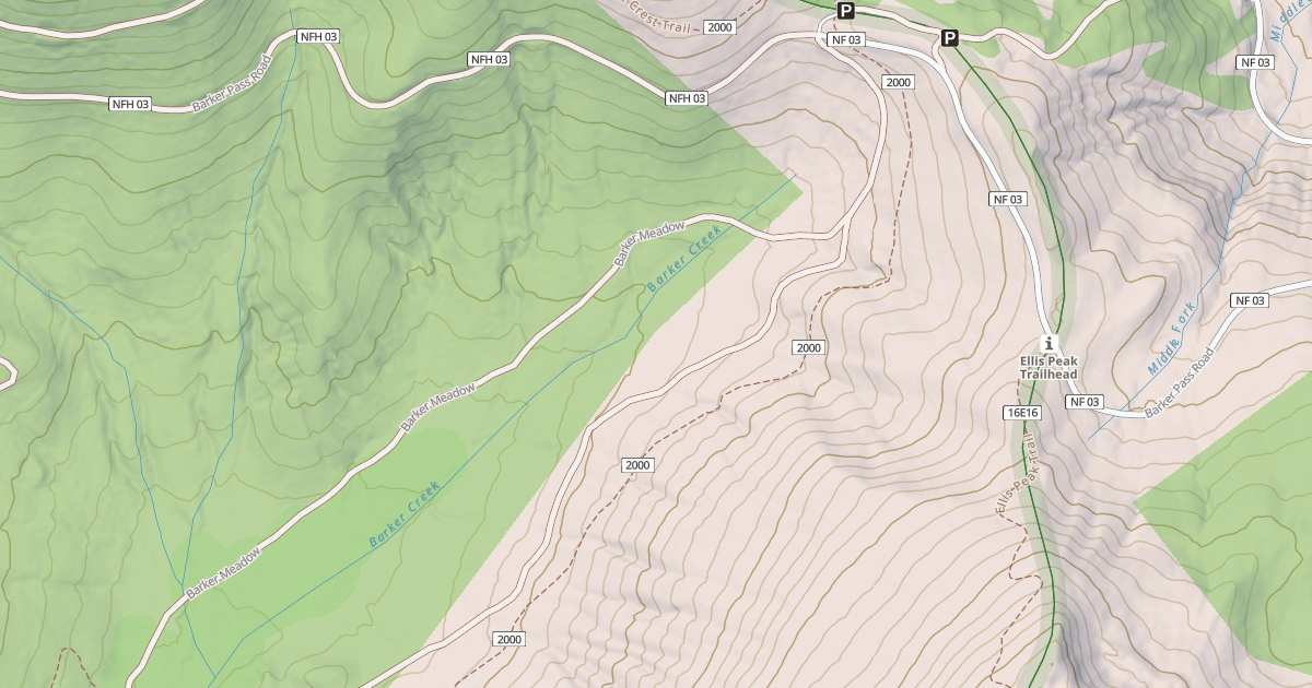 Map preview of BARKER MDW CK