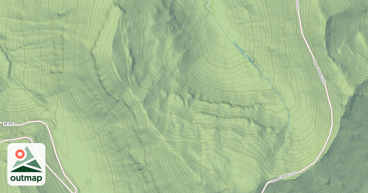 Map of USFS National Forest System Roads {92843880-1EC9-4E08-BA33-496BE4EC42F1}