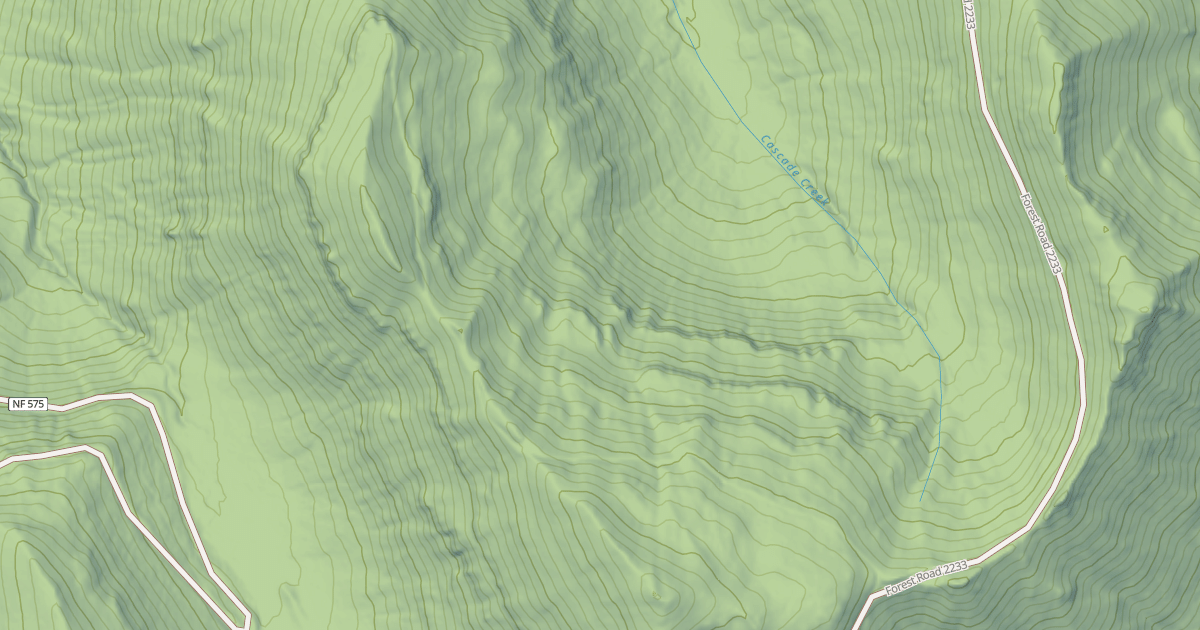 Map preview of USFS National Forest System Roads {92843880-1EC9-4E08-BA33-496BE4EC42F1}