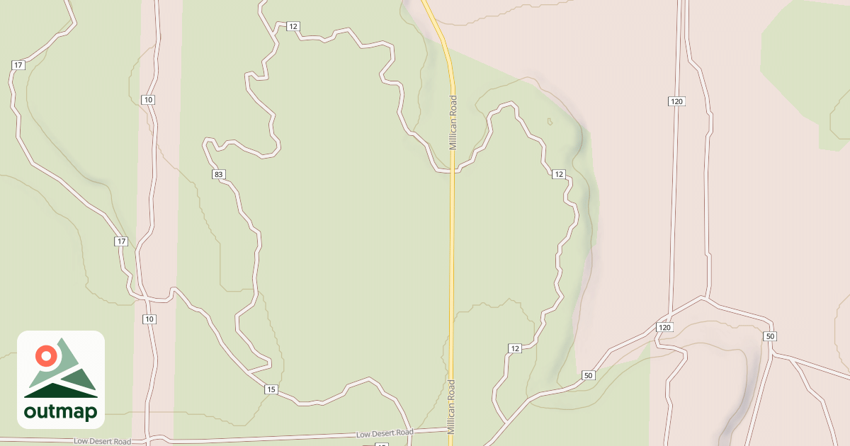 Map of Millican Plateau Tr12