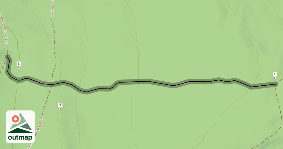 Map of MTB Trail