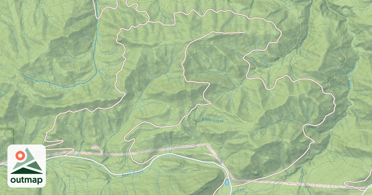 Map of USFS Motor Vehicle Use Map Roads {997678E8-068C-4197-B131-B4028B74B1CA}
