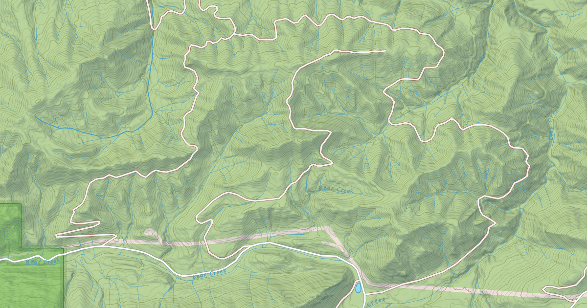 Map preview of USFS Motor Vehicle Use Map Roads {997678E8-068C-4197-B131-B4028B74B1CA}