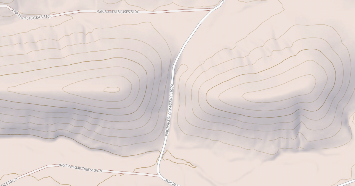Map preview of WOLF PEN GAP 5