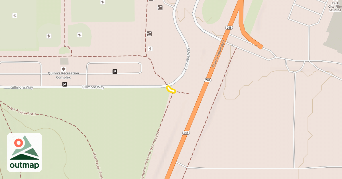 Map of Quinns Junction Paved Connector