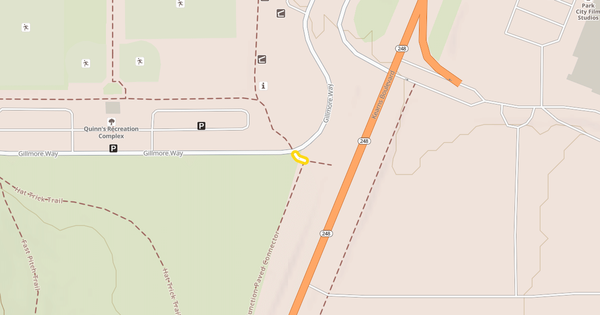 Map preview of Quinns Junction Paved Connector