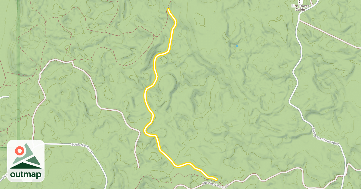 Map of Birkebeiner Trail
