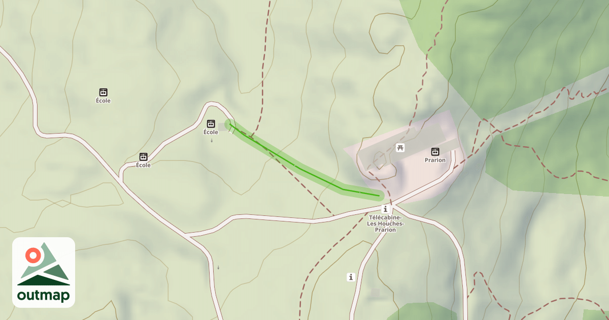 Map of École