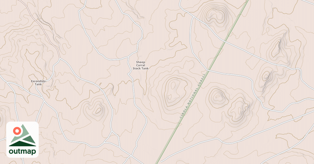 Map of LLANITO FRIO-C