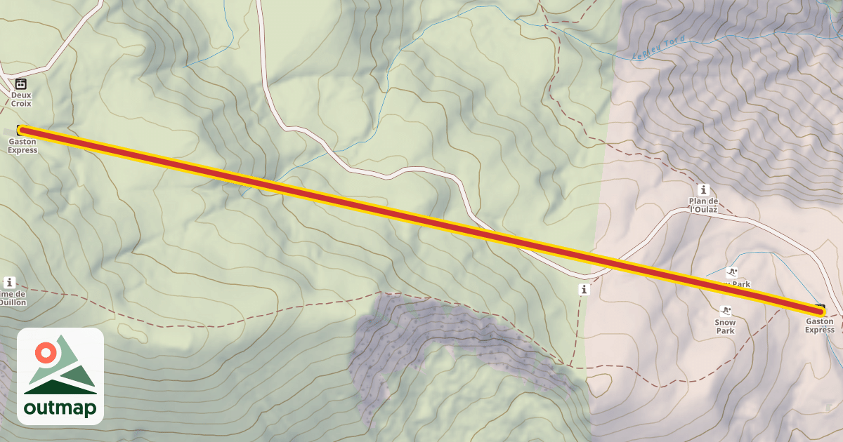 Map of Gaston Express