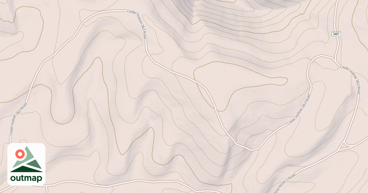 Map of CEDAR HOLLOW 2&3