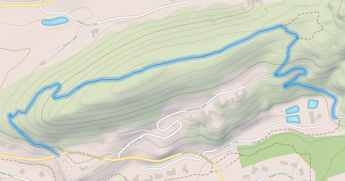 Map preview of Skyline Trail