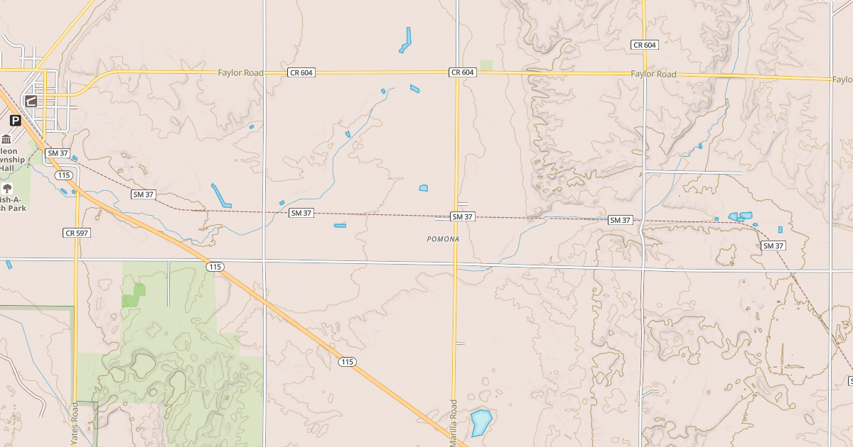 Map preview of Betsie Valley State Trail