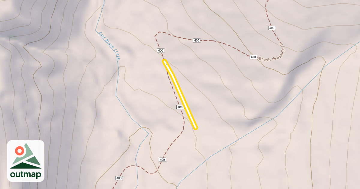 Map of Brush Creek Ski