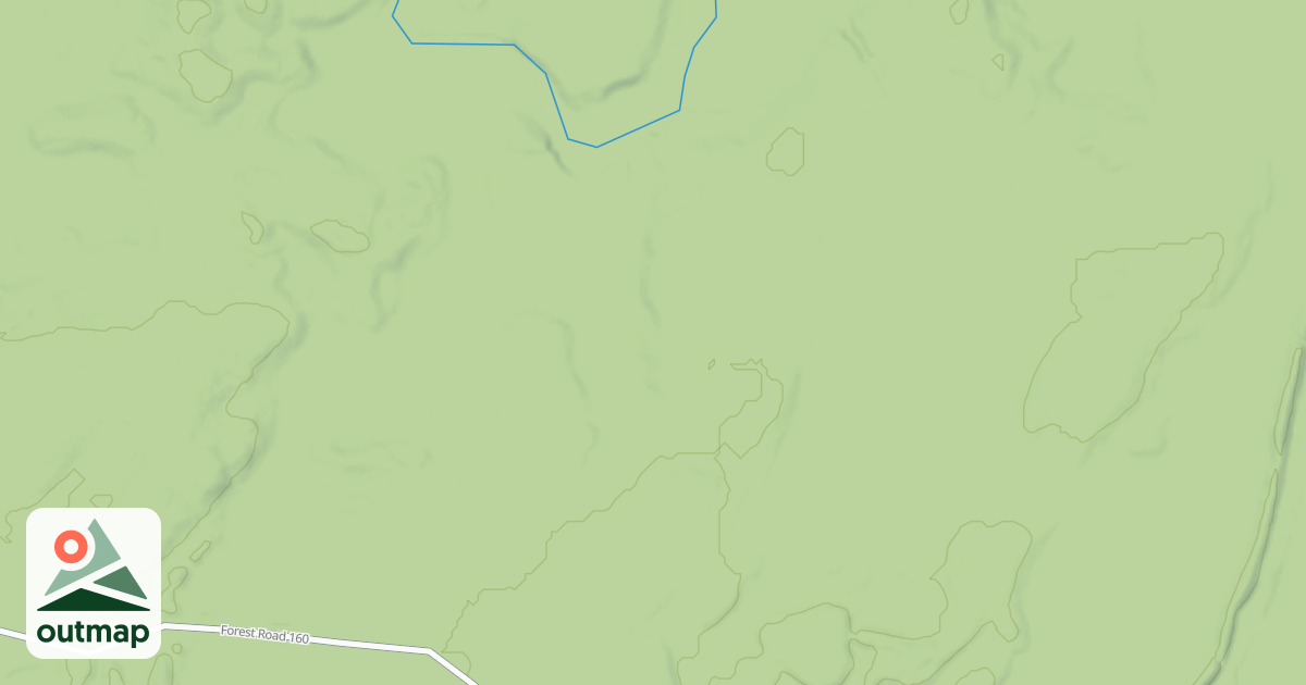Map of FR 160C