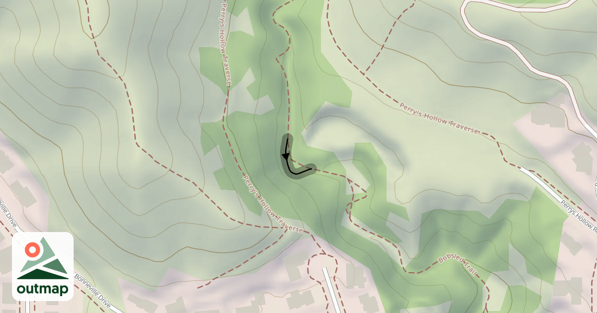 Map of Bobsled Trail