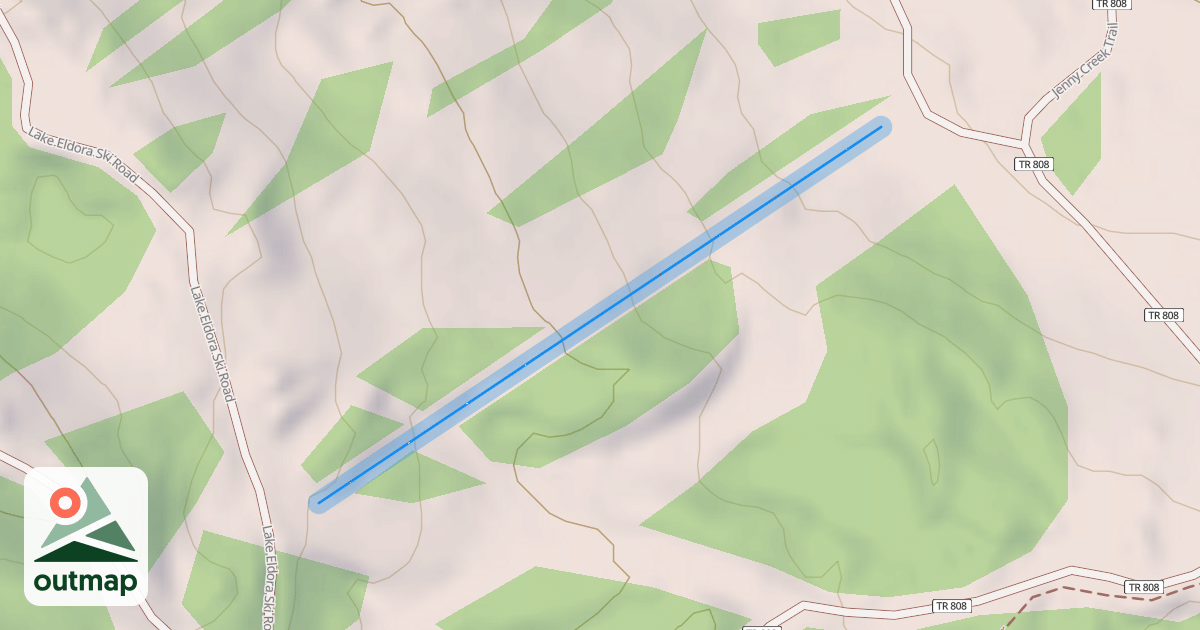 Map of EZ Liftline