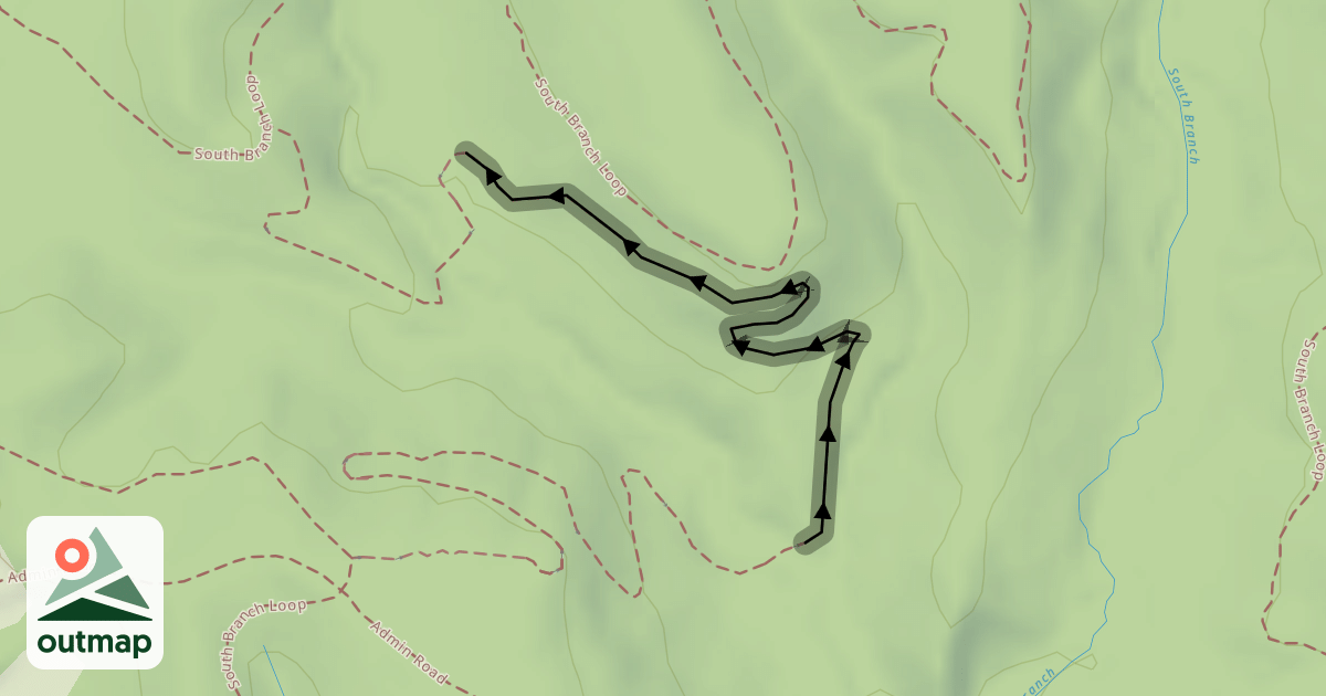 Map of The Boss Trail