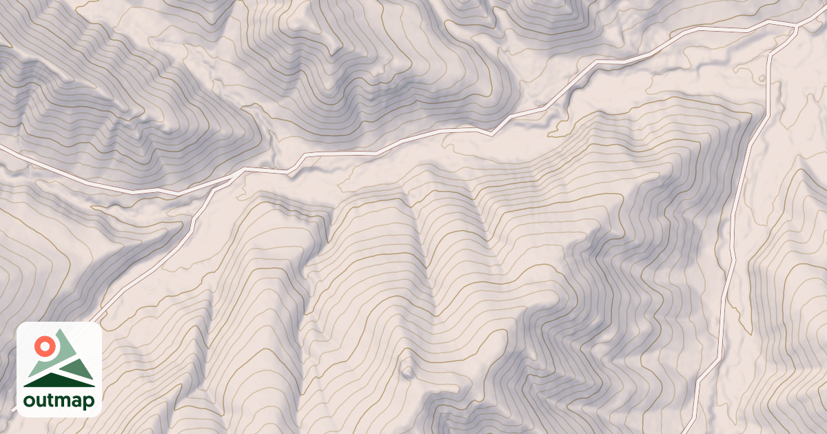Map of MIDDLE GOOSEBERRY in Hot Springs
