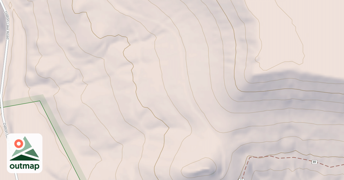 Map of DALTON LAKE BR 1F
