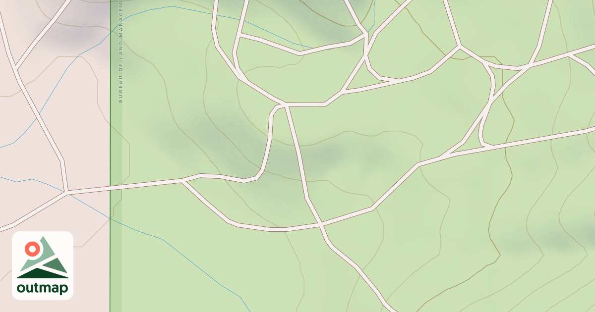 Map of BLM National GTLF Public Motorized Roads 440f8887-d354-413e-b314-fd4679c3dbb1