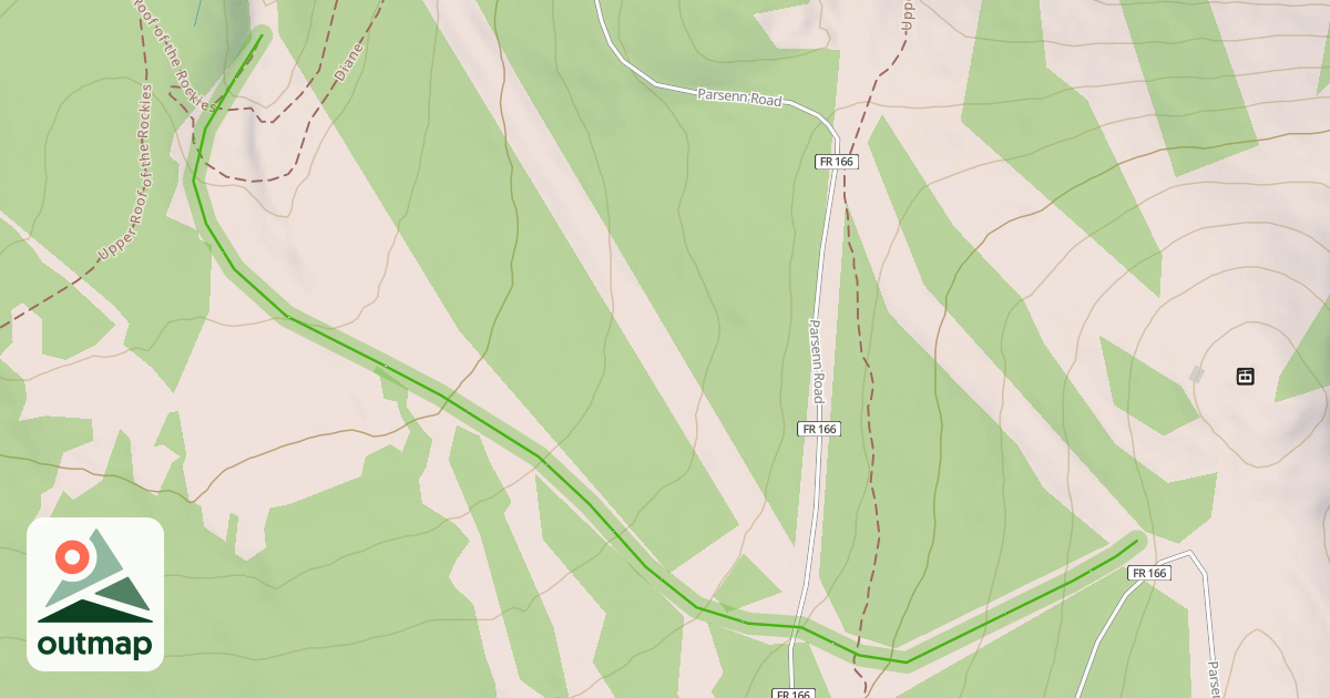 Map of Lonesome Whistle Upper