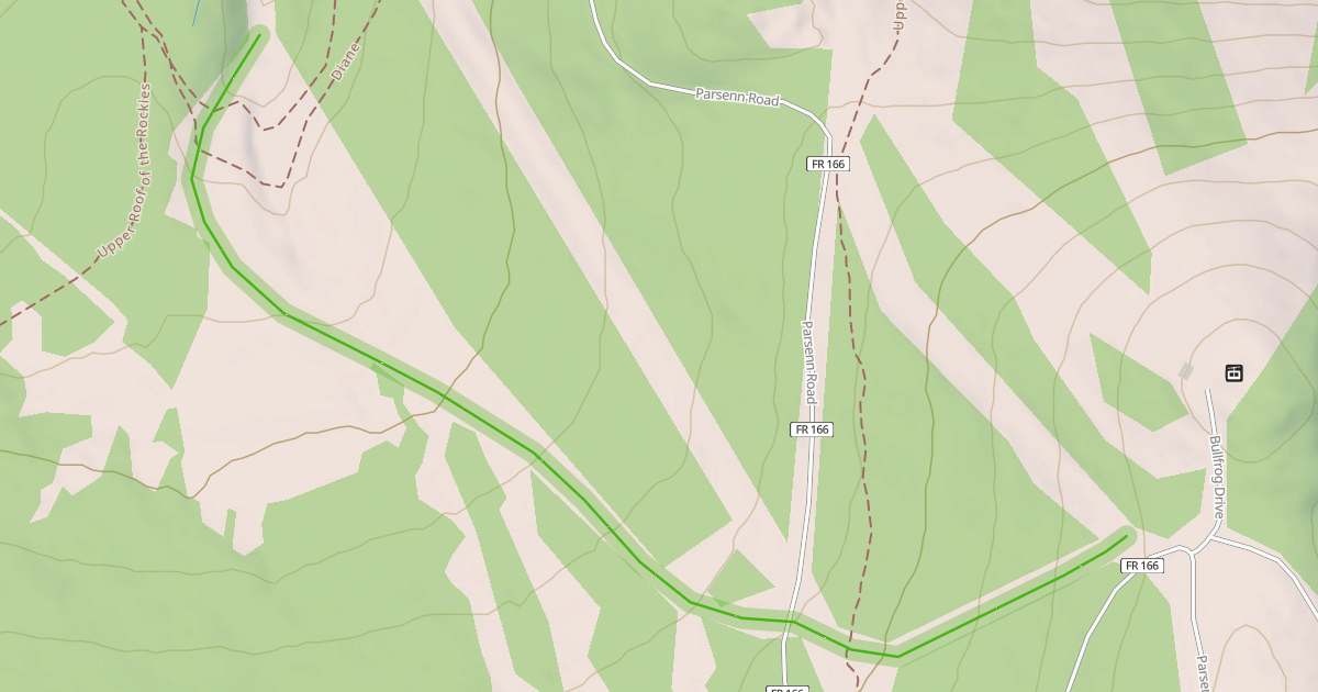 Map preview of Lonesome Whistle Upper
