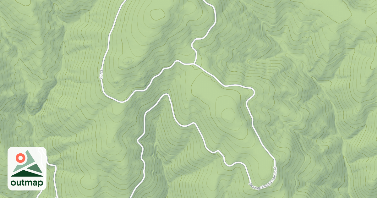 Map of (FDR) JENNINGS CAMP CREEK