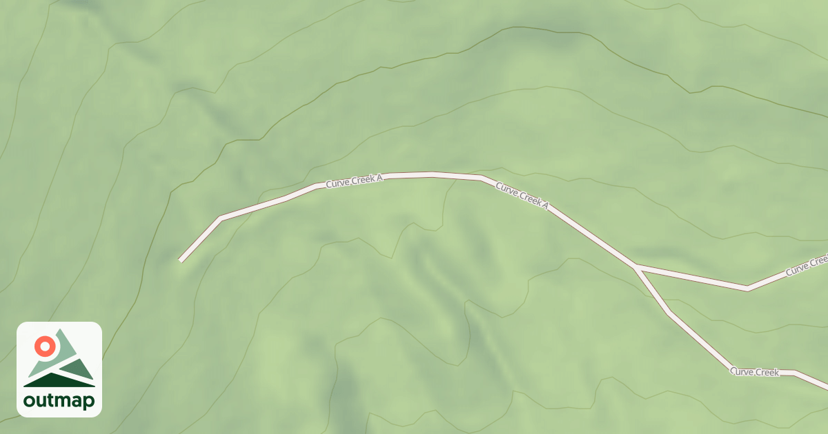 Map of CURVE CREEK A