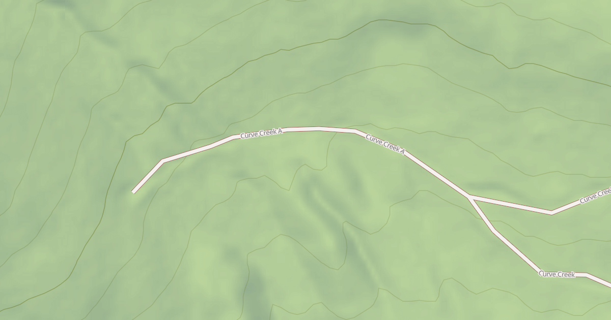 Map preview of CURVE CREEK A