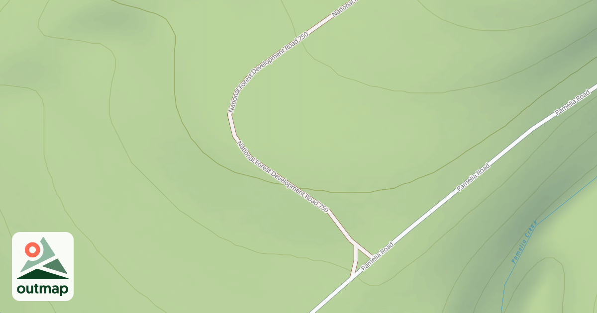 Map of RED CREEK ROAD