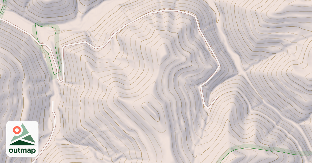 Map of BEAR BRANCH