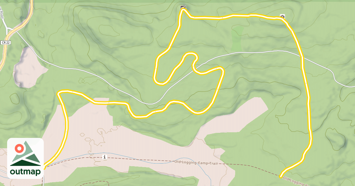 Map of Red Pine