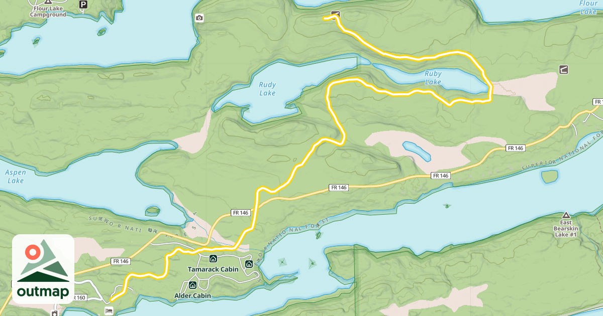 Map of Beaver Dam Trail