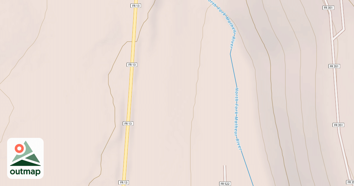 Map of USFS National Forest System Roads {91199059-6656-436C-9343-6B6FC3503761}