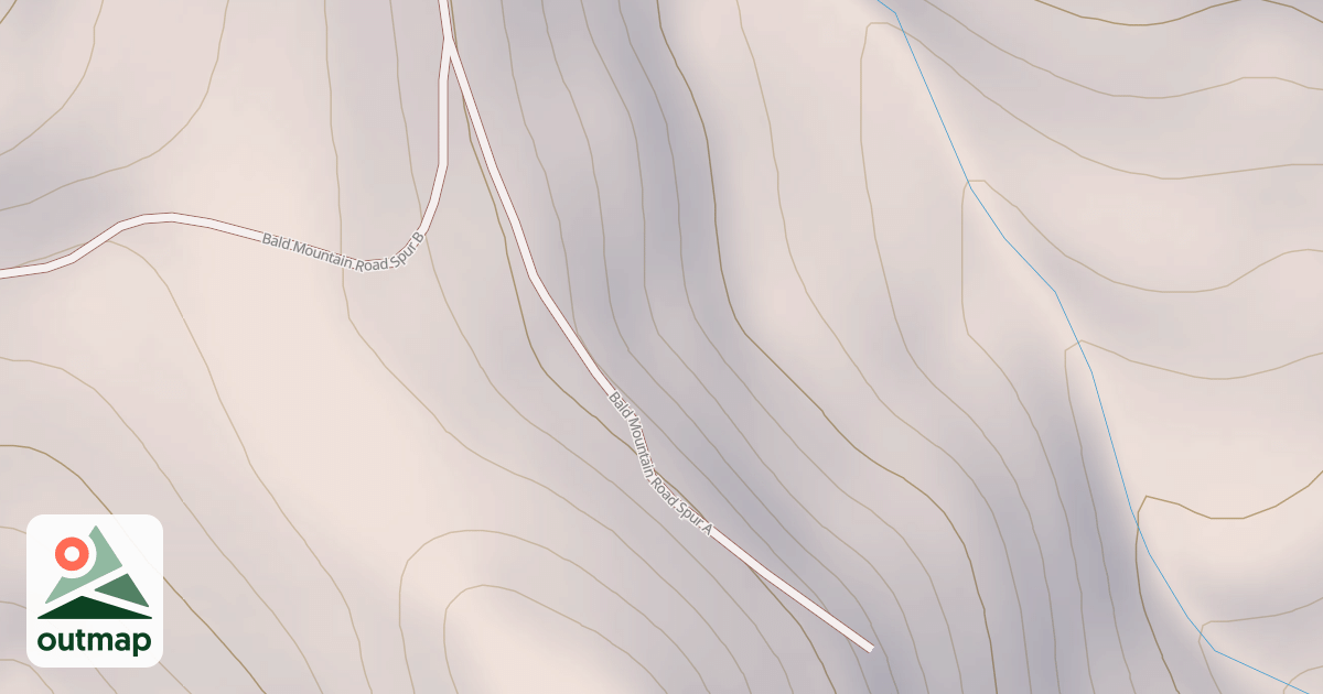 Map of BALD MOUNTAIN