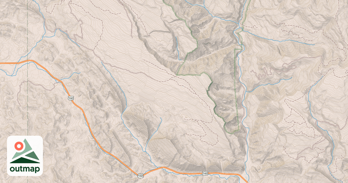Map of First Notch Winter