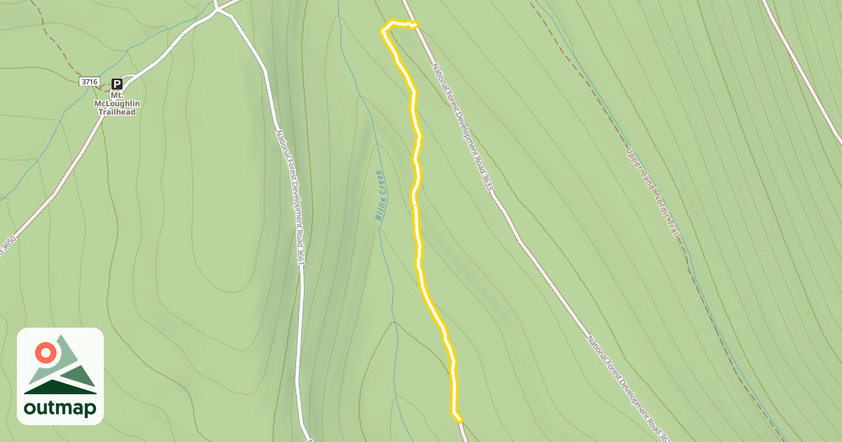 Map of East Billie Creek Nordic