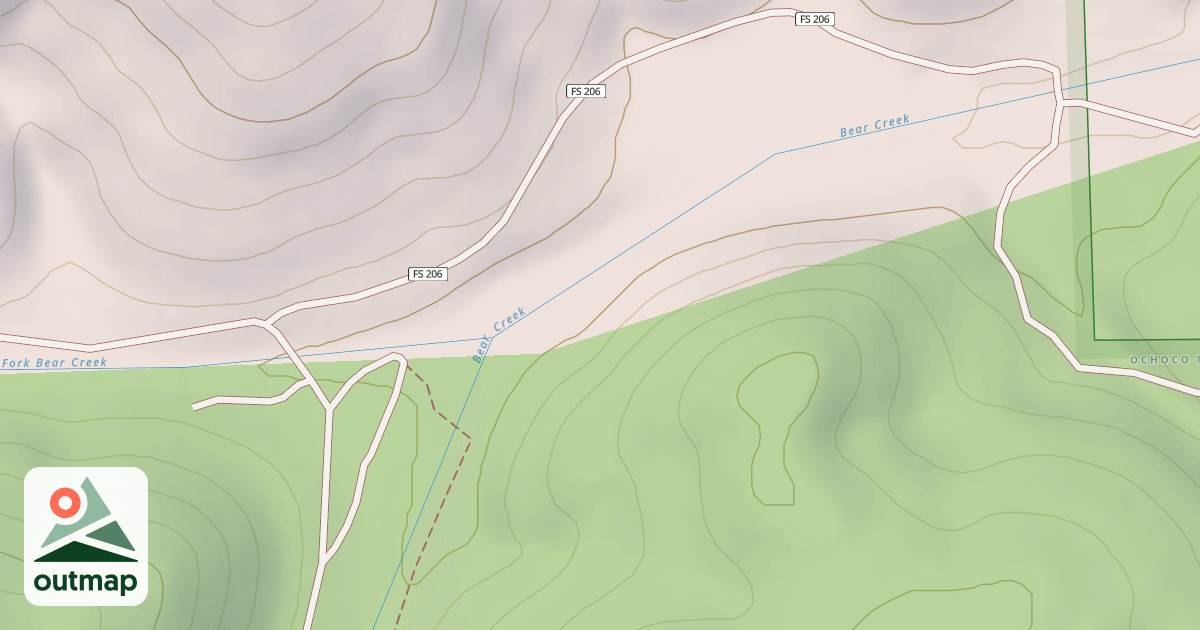 Map of USFS Motor Vehicle Use Map Roads {11D75F17-0586-4F49-8674-26AD4B7DA3B1}