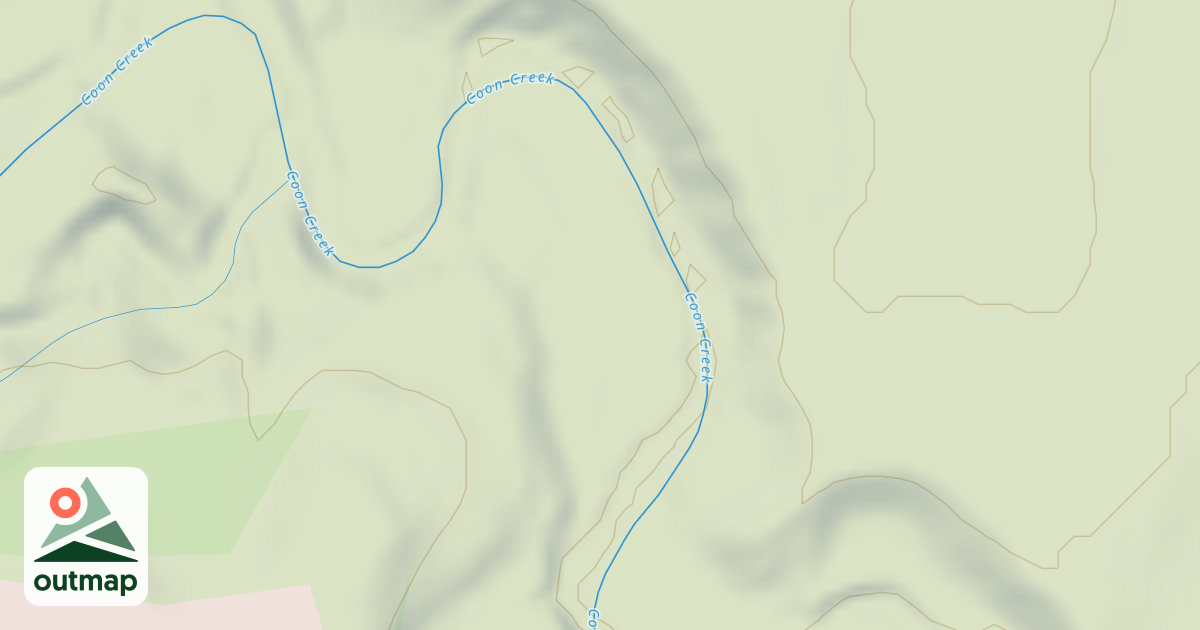 Map of Shady Oaks Native Prairie Adventure Trails
