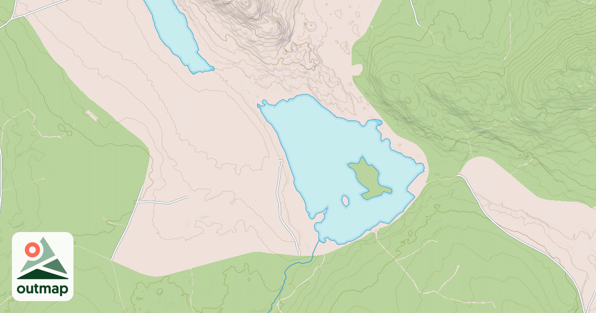 Map of Austin Pond