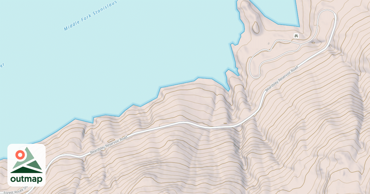 Map of BEARDSLEY DAY USE AREA ROAD