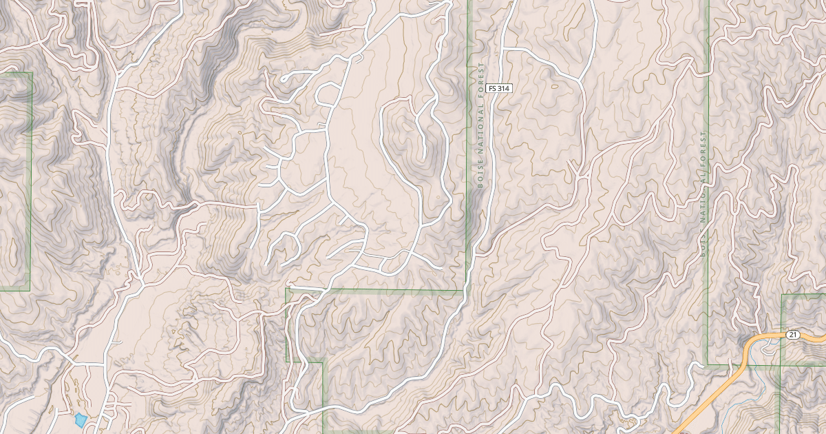 Map preview of BEAR RUN-PILOT PEAK