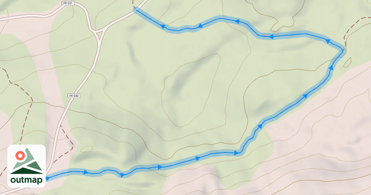 Map of Timberline Upper