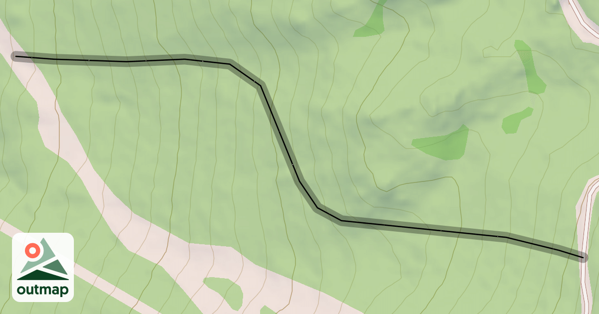 Map of Ski Ways Glades