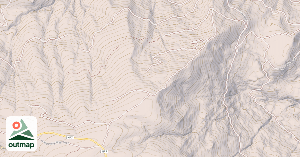 Map of HOKEY POKEY RIDGE