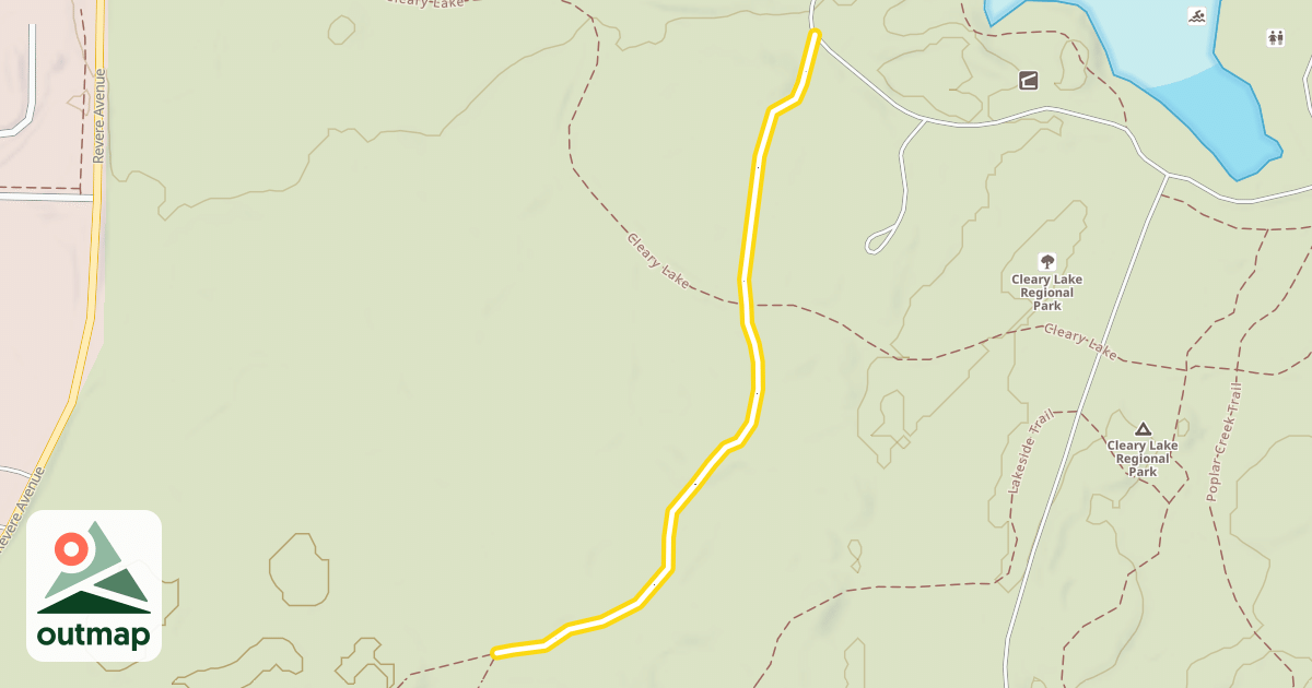 Map of Lakeside Trail